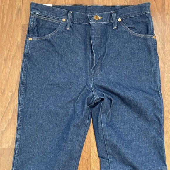 NWT Wrangler 936PWD  Mens 32x34 Denim Cowboy Cut Slim Fit Jeans - Picture 4 of 9